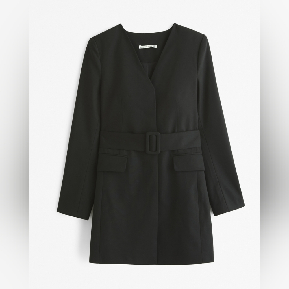 Abercrombie Belted Blazer Mini Dress - Large Petite